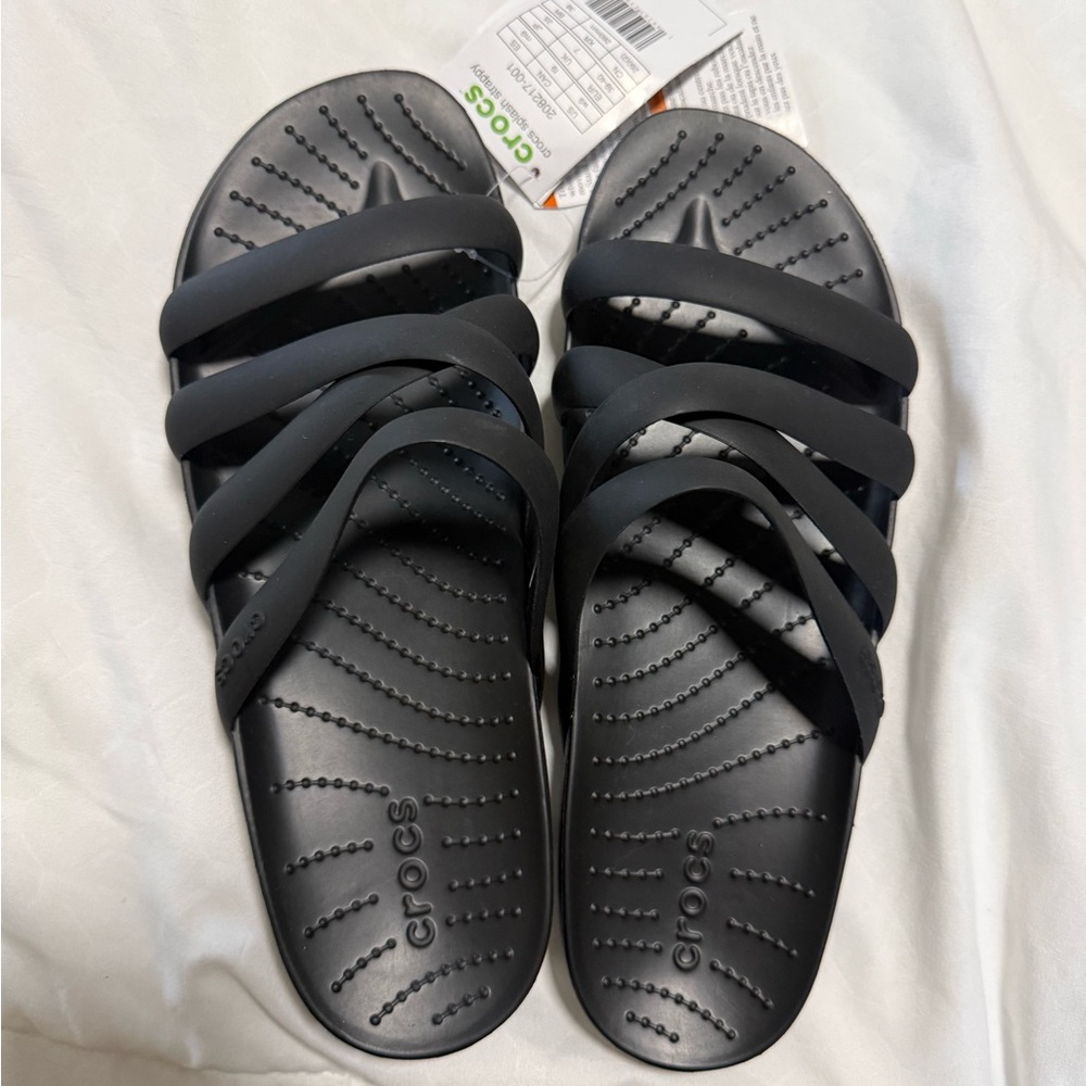 CROCS Black Splash Strappy